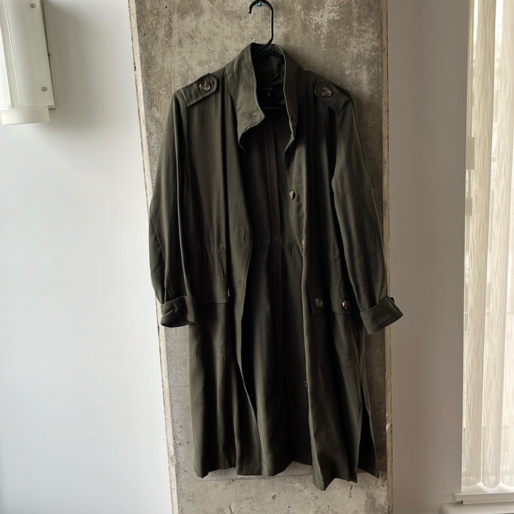Dynamite Army-green Trench-style Jacket